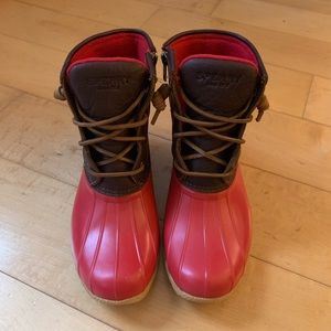 Sperry Rain Boots— worn once!